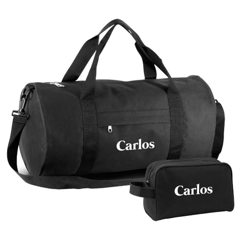 Set Bolsa de Deporte y Neceser Personalizado con Nombre | Ideal para el Gimnasio | Bolso de Viaje