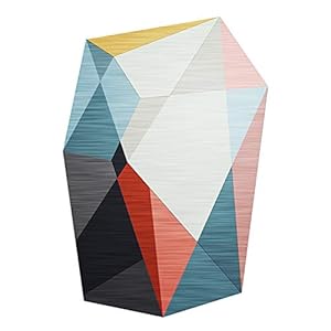 Tappeto Salvapavimento per Parquet, Poligono Irregolare Poligono Tappetino per Sala Studio, Guardaroba, Balcone, Soggiorno, Camera da Letto(Size:140x200cm/55x79in)