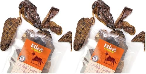 Riley's Premium Dehydrated Lamb Lung Dog Treats - Sourced in USA, Made in USA - Air Dried Crunchy & Delicious Lamb Dog Treats - 6 oz (Pack of 2) image 5