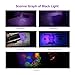 VICOUP Black Light UV Flashlight, 12 LED Blacklight Flashlights with 6 AAA Batteries, Mini Pets Urine and Stains Detector for Dogs, Bed Bug Detector(2 Pack)