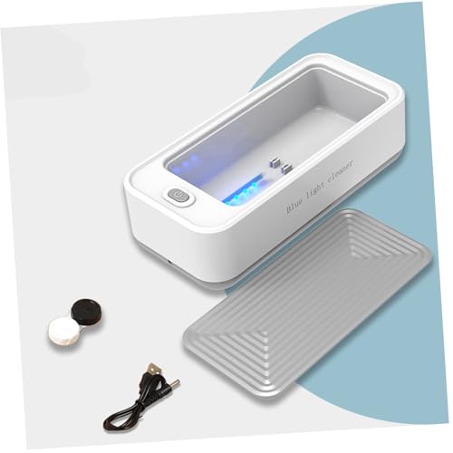 Loigohon ポータブル音波洗浄器 大容量 時計指輪対応 3分5分設定 タッチスクリーン USB給電 との互換性あり