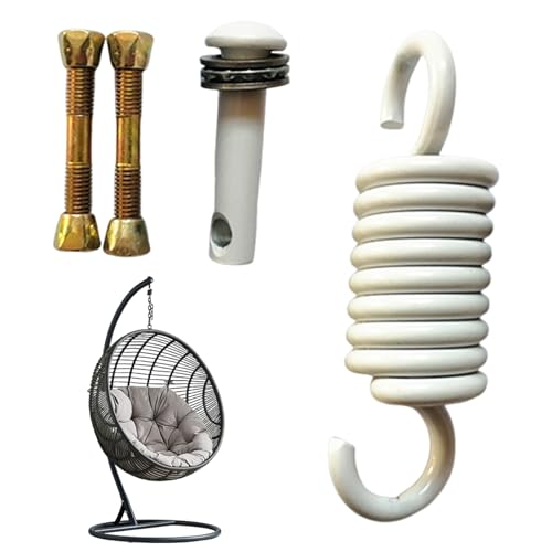 Duroecsain - Muelles de de terraza resistentes y resortes resistentes – Gancho de acero inoxidable sólido para bolsa de boxeo, hamaca, balancín y equipo exterior