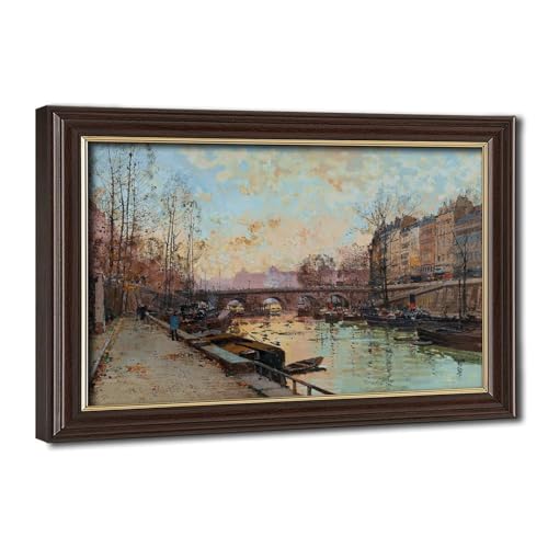 La Seine de Paris toile d'artiste pour créer une ambiance bureau inspirante
