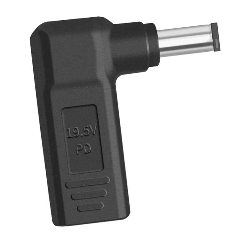 Artilits 100W USB C to 7.4x5.0mm Adapter, USB C to 7.4mmX5.0mm 19.5V Adapter Made for HP Spectre, Envy, EliteBook, Chromebook Series