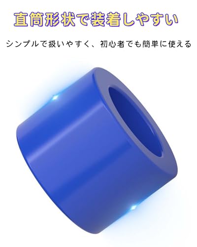 Alipコックリング ペニスリング 柔らかいTPE製ぺニスサック男性用3サイズセット直筒型ペニス リング sex toys男性for men cock ringペニスケース締め付け感よい 防水 携帯便利 黒色//高さ:9mm - 画像6