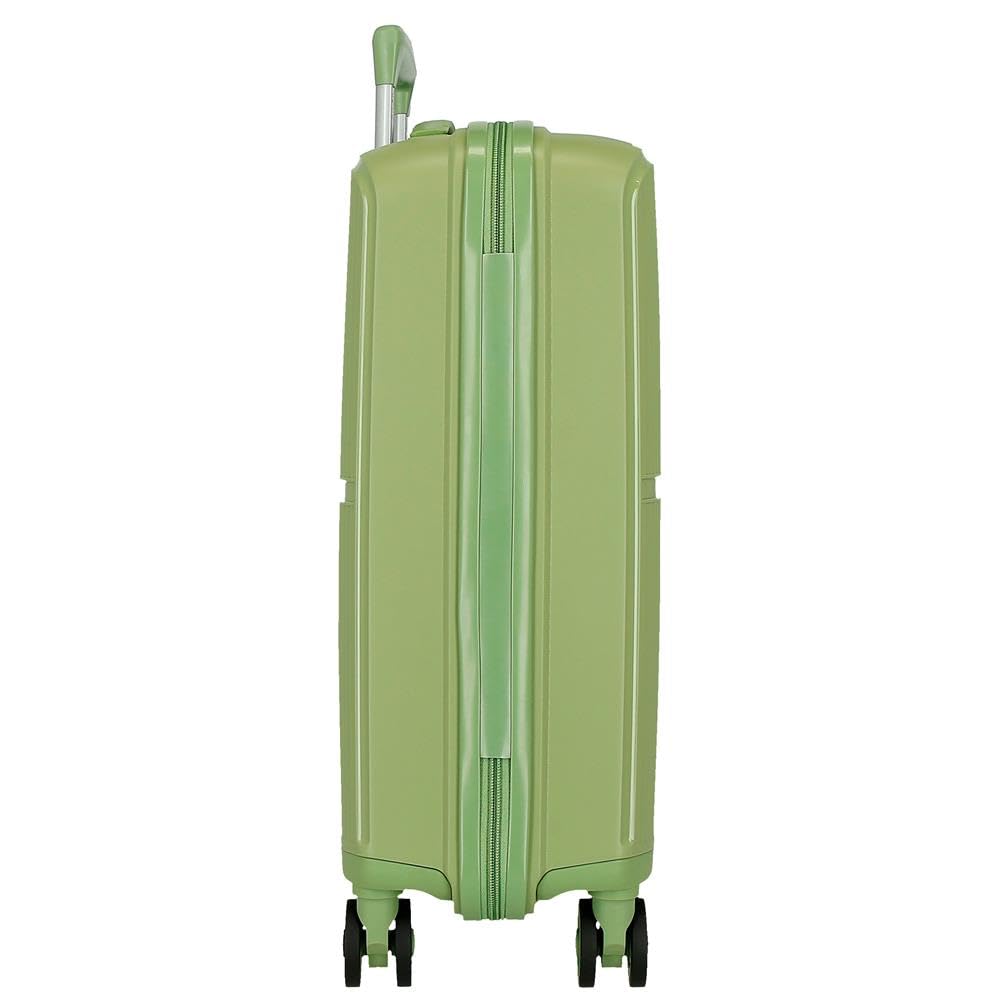 Movom Noon Zestaw walizek zielony 56/66 cm Twardy 2,8 kg Zamek TSA Polipropylen 2,8 kg 110,5 l Bagaż podręczny, Zielony, Talla única, Zestaw walizek