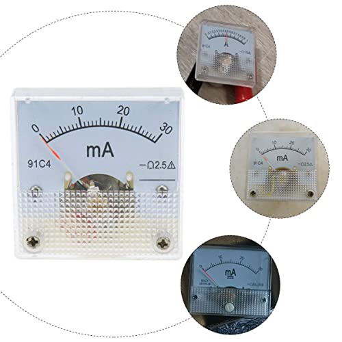 Ampèremètre analogique DC lot de 4 pour cadre de mesure de précision