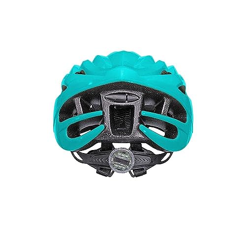 Capacete Bike Ciclismo Masculino Feminino Com Led Pisca MTB (Grande, Verde Acqua)
