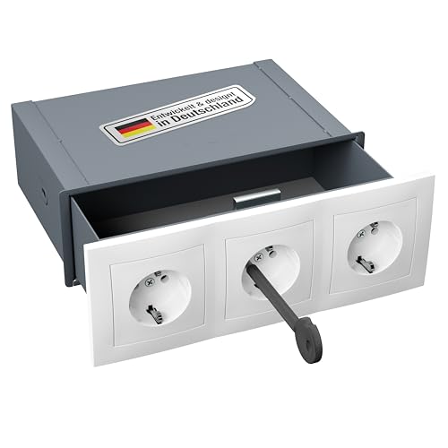advanSecure® Steckdosen-Tresor | Wandsafe mit austauschbarer...