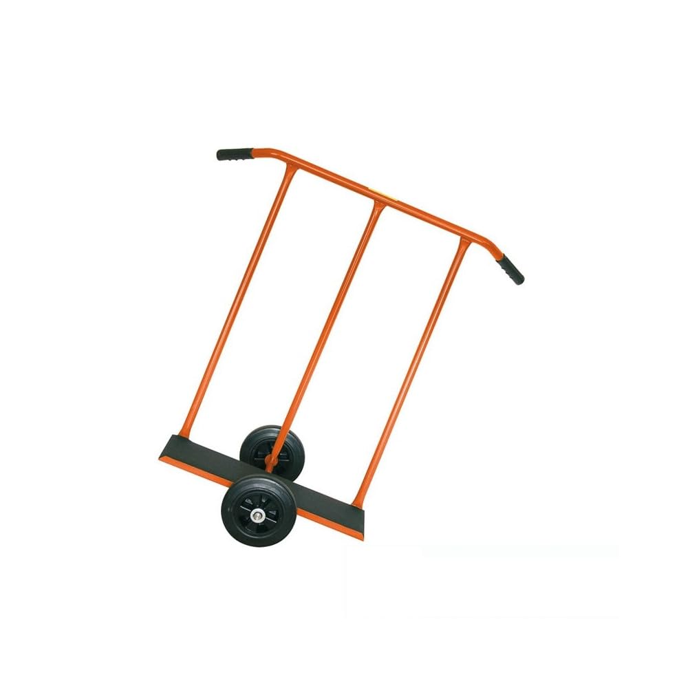 Chariot Porte-Plaques 2 Roues – Charge 450 kg – Transport Plaques de Plâtre, Panneaux Bois – Base Caoutchouc Anti-Rayures – Conforme CE