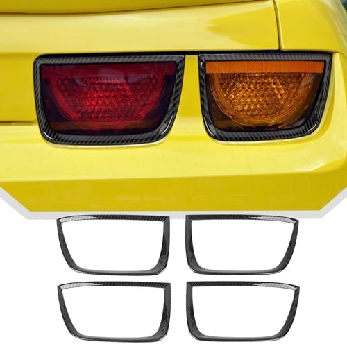Camaro Tail Lights Tail Light Bezel Covers Kit Fit For Chevy Camaro LT LS SS 2010 2013 Glossy Black Tail Lamp Bezel Covers Tail Light Covers