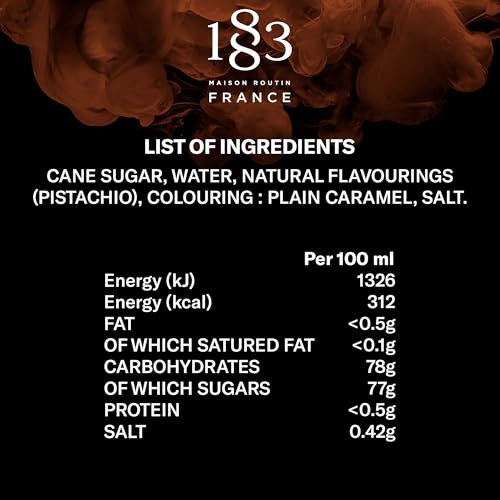 Image of 1883 MAISON ROUTIN FRANCE Dubai Chocolate Syrup, 33.8 OZ