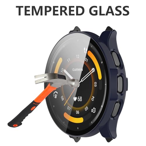 Protection Garmin Venu 3S verre trempé transparent pack de 2 coques