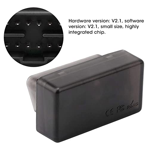 Lector mini OBD2 herramienta diagnóstico coche averías motor BT V2.1 6