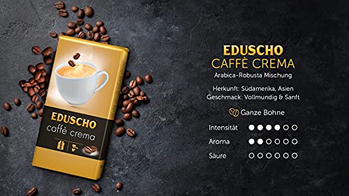Eduscho Caffe Crema - Café en grano tostado 1kg miniatura 2