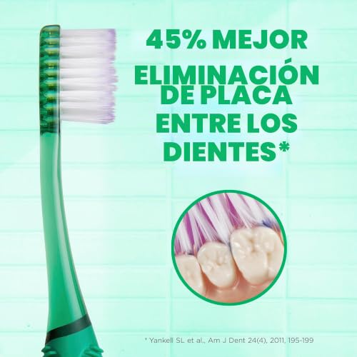 GUM Technique Deep Clean cepillo de dientes 525 Soft para eliminar placa bacteriana sin dañar encías 6