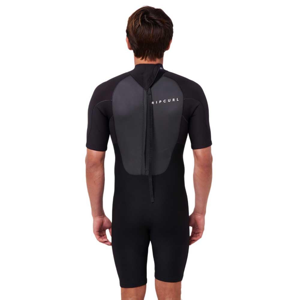 Rip Curl Omega 2023 Traje Corto para Hombre, 2 mm, con Cremallera Trasera, 111MSP, Color Negro