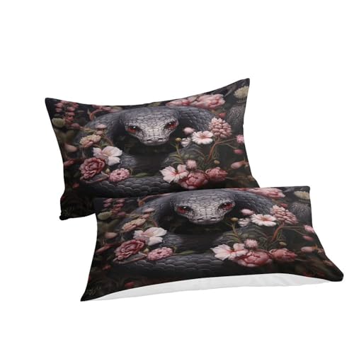 Parure de lit serpent 3D microfibre de qualité supérieure pour lit double - 4
