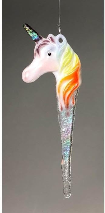 9.75"X 4"-Deep 1.5" Unicorn Icicle Frit Casting Mold Glass Fusing