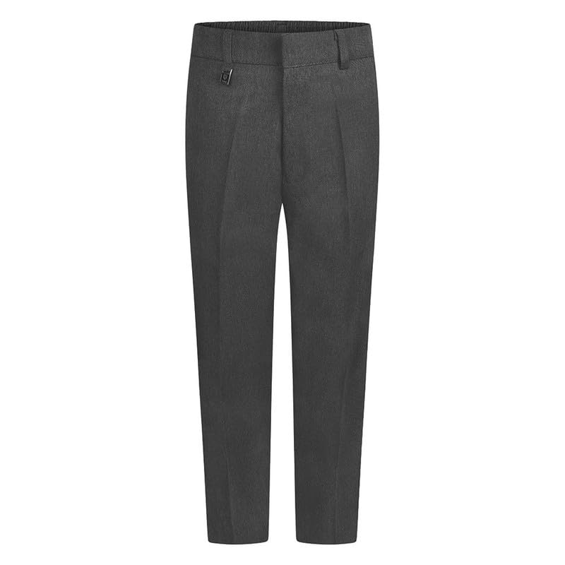 ZECO Pantalones escolares de ajuste estándar para niños