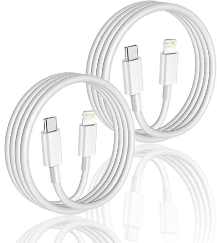 Image of AINE PACK OF 2 HANYCONY PD 3.0 for .-Speed to USB C Cable Compatible with Apple iPhone 14 14 pro max 13 Plus SE 2nd 12 11 Xs XR iPad 4 5 6 7 8 iPad|Original Charging Speed