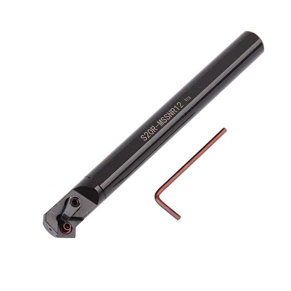 1pc S20R-MSSNR12 S20R-MSSNL12 Internal Turning Tools Holder S25S-MSSNR12 S25S-MSSNL12 CNC Lathe Boring Bar Inner Hole Turning Tools(S20R-MSSNR12)