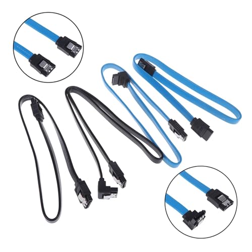 Cable de datos SATA 3.0 con conector en ángulo recto miniatura 4