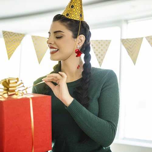 Flower Petal Necklace Earrings Set Layered Statement Beaded Jewelry Set for Women Summer Necklace Earrings3