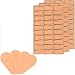 Gejoy 45 Pairs Soft Foam Nose Pads Self Adhesive Eyeglass Nose Pads Anti-Slip Eyeglass Nose Pads Thin Nosepads for Glasses Eyeglasses Sunglasses (Skin Color)