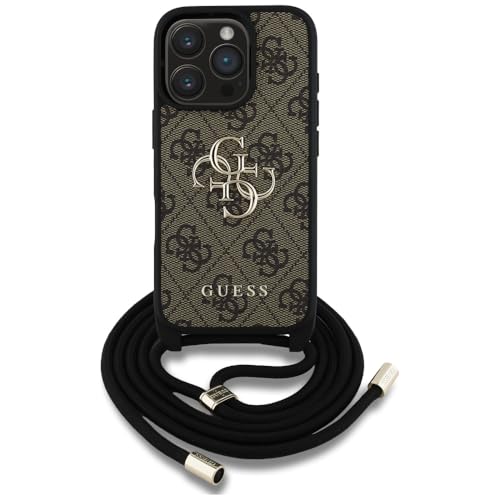 Étui bandoulière Guess 4G avec grand logo et cordon pour iPhone 16 Pro Max - vue 3