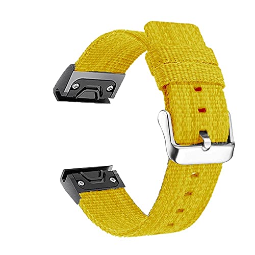 Correa de nailon 26mm y 22mm para Garmin Fenix 7X 6 Pro y series Easyfit
