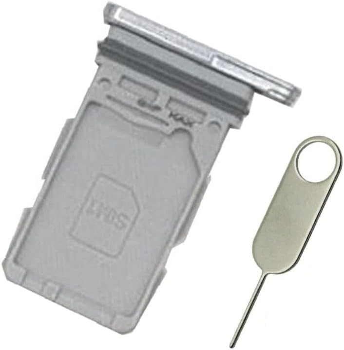 PHONSUN Single SIM Card Tray Replacement for Samsung Galaxy S21 5G G991U / S21 Plus 5G G996U / S21 Ultra 5G G998U (Phantom Silver)