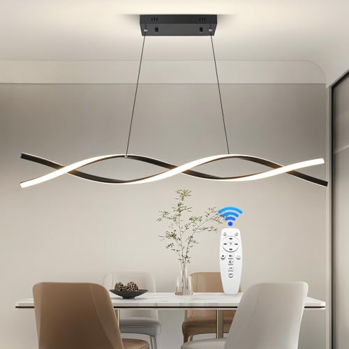 LED Pendant Lights, 3300k-6500K Adjustable Color Temperature Hanging Pendant Lighting,