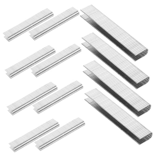 1000pcs Code Nail Pneumatic Stapler Staples Small Pneumatic Staples Woodwork Staples Electric Stapler Staples Narrow Crown Staples Small Staples Metal Staples for Woodworking