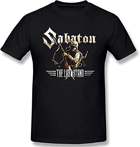 Photo de Men's Sabaton Short Sleeve T-Shirt Adult Tee Shirts S Black XL