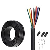 UL2464 Multi-Conductor Cable 8/9/10/12 Core, 18–28 AWG PVC Shielded Power and Signal Control Wire 30FT...