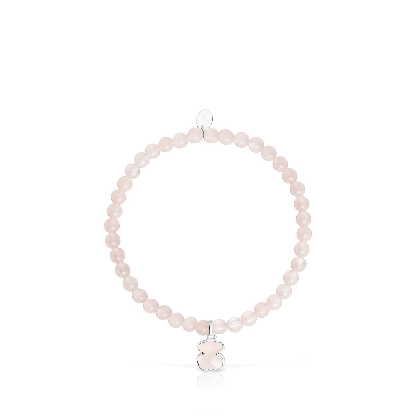 TOUS Pulsera para Mujer de Plata de Primera Ley y Cuarzo, Colección Icon Color
