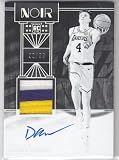 Basketball Trading Card 2024-25 Panini Noir Rookie Patch Autographs Black and White #339 Dalton Knecht EX/NM MEM Auto 22/99 Lakers