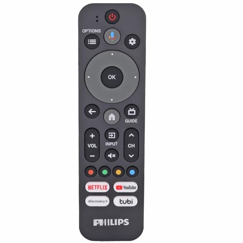 Dan's Originals OEM RF553A Replacement Voice Remote Control | Compatible with Philips 4K Ultra HD...