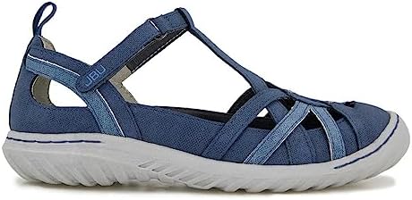 JBU by Jambu Women's Dove Mary Jane Flat, Navy/Denim, 10 | Image 1