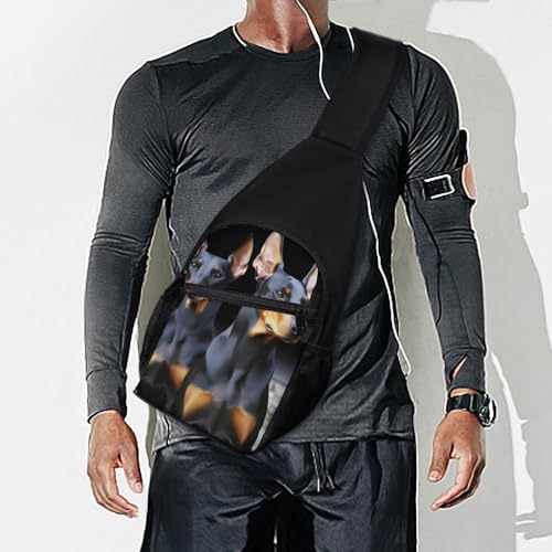 Mochila Doberman Sling para senderismo y uso casual miniatura 7