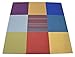 Dean Flooring Company Affordable 24" x 24" Commercial Carpet Tile - Random Assorted Colors - 200 Square Feet (50 Pieces)