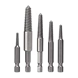 QUXVUIS Robuster Schraubenausdreher aus legiertem Stahl für zuverlässige Leistung bei Heimwerkerarbeiten. Langlebig und robust. Löst beschädigte Schrauben mühelos aus dem Gewinde.
