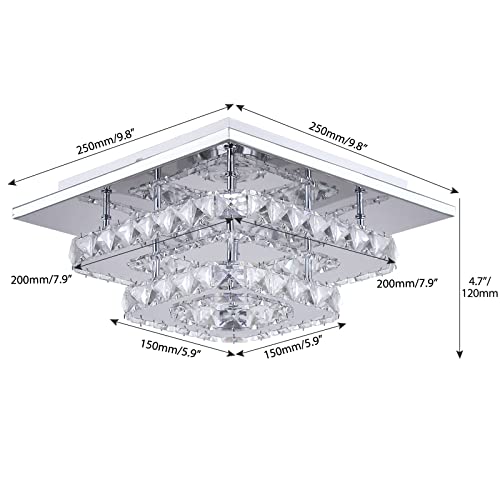 Cainjiazh Cool White LED Crystal Chandelier for Modern Spaces - Image 5