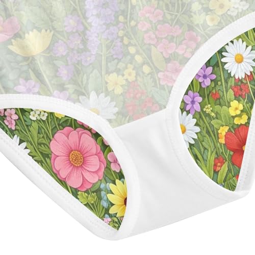 Wildflowers Toddler Girl Underwear, Panties for Girls, 2T–8 Years4