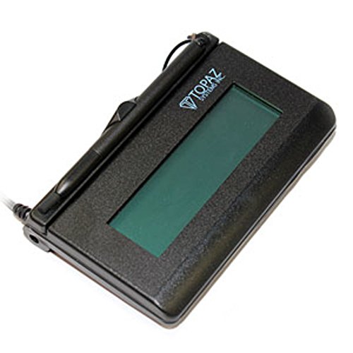 Topaz T-L462-B-R LCD 1x5 Signature Capture Pad - Serial Connection (Not USB)