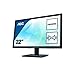 Produktbild AOC E2275SWJ 54,6 cm (21,5 Zoll) Monitor (VGA, DVI, HDMI, 2ms Reaktionszeit, 60 Hz, 1920x1080, FlickerFree) schwarz