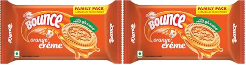 Image of Sunfeast Bounce Orange Cream, 348g (Pack of 2)