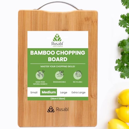 Rusabl Bamboo Chopping Board 32x22 cm