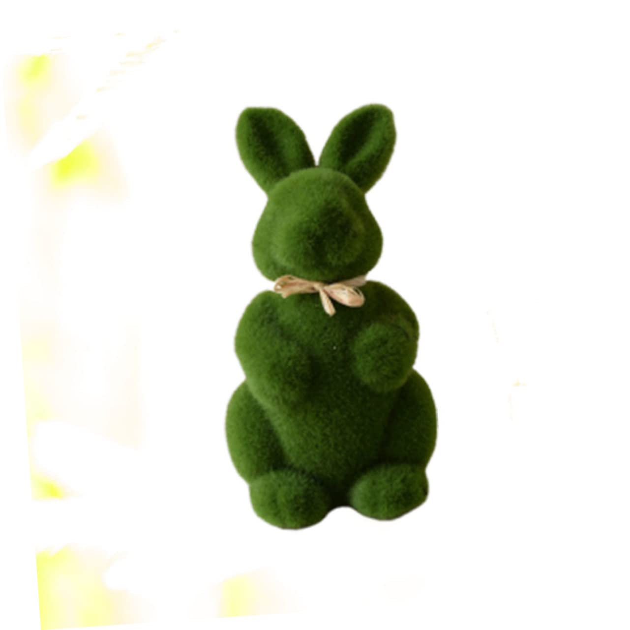 Amosfun 3stücke Künstlicher Moos Hase Dekoration Für Ostern Bunny Ornament Für Kinderzimmer Und Büro Grün